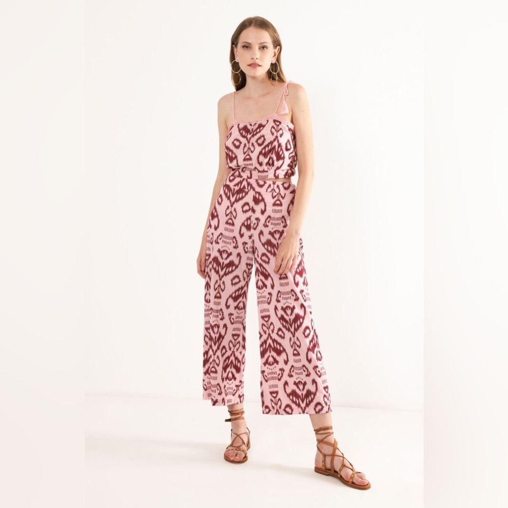 Pink Abstract Top